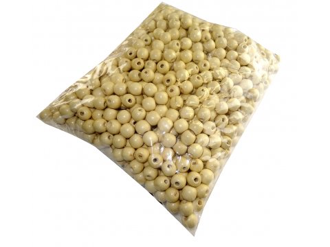 Korale drewniane 20mm NATURALNE HURT 1kg koraliki lakierowane z dużą dziurką paciorki makrama hurtownia korali Warszawa