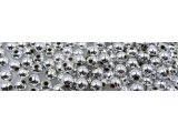 Korale 6mm JASNE SREBRO cena za HURT 500g koraliki metalik plastikowe drobne sklep warszawa
