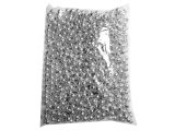 Korale 10mm JASNE SREBRO cena za HURT 500g koraliki metalik plastikowe drobne sklep warszawa
