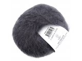 NEW SUPER KID MOHAIR włóczka Gazzal 32 SZARY NAJCIEMNIESZY cena za 25g 237m moher na szale estońskie