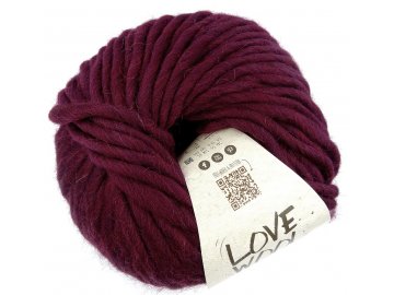 LOVE WOOL 129 WIŚNIOWY...