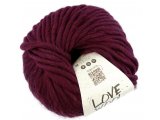 LOVE WOOL 129 WIŚNIOWY BORDO włóczka KATIA 100g 50m wełna czesankowa sklep z włóczkami Kati