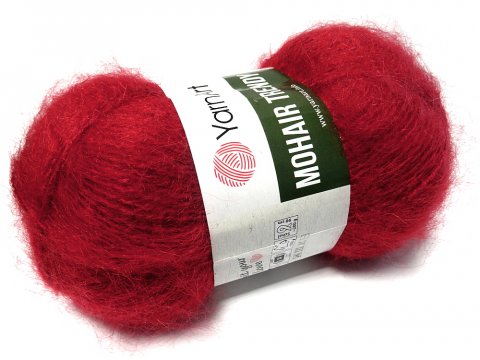 MOHAIR TRENDY 141 CZERWONY CIEMNY włóczka YarnArt 100g 220m sklep internetowy goldpol