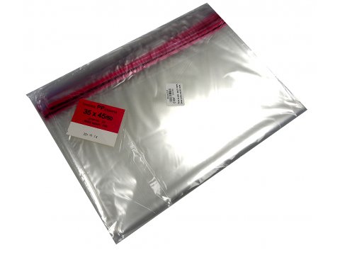 35 x 45/50 cm Worki foliowe torebki PP z klejem cena za opk 100sztuk  z samoprzylepnym klejem