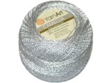 CAMELLIA 20g 190m SREBRNY 411 kordonek metalizowany YarnArt hurtownia kordonków Warszawa