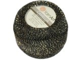 CAMELLIA 20g 190m CZARNY/ZŁOTY 413 kordonek metalizowany YarnArt hurtownia kordonków Warszawa