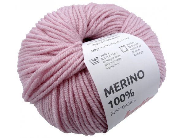 MERINO 100% 7 RÓZ SPŁOWIAŁY włóczka Katia 50g 102m 100% wełna merynos sklep z włóczkami wełnianymi