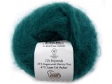 NEW SUPER KID MOHAIR włóczka Gazzal 18 ZIELONY BUTELKA CIEMNA  cena za 25g 237m moher na szale estońskie