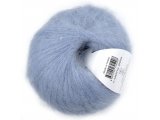 NEW SUPER KID MOHAIR włóczka Gazzal 20 BŁĘKITNY cena za 25g 237m moher na szale estońskie