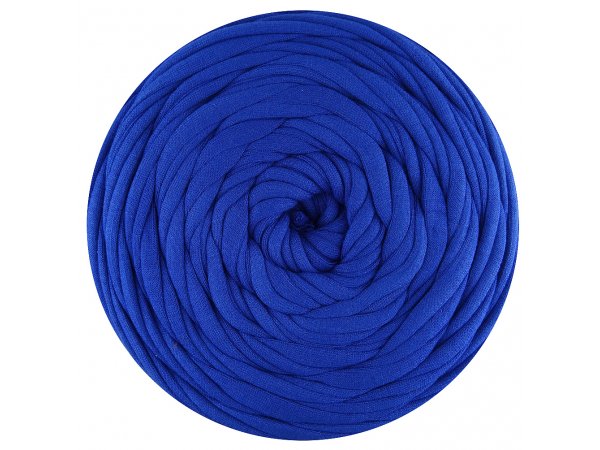 Spaghetti cotton SZAFIR NIEBIESKI cena za 1 sztukę około 120m włóczka z recyklingu t-shirt nici bawełna s