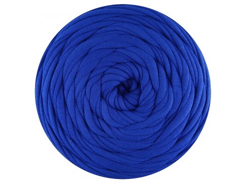 Spaghetti cotton SZAFIR NIEBIESKI cena za 1 sztukę około 120m włóczka z recyklingu t-shirt nici bawełna s