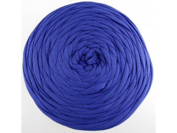Spaghetti cotton SZAFIR NIEBIESKI JASNY cena za 1 sztukę około 120m włóczka z recyklingu t-shirt nici bawełna s