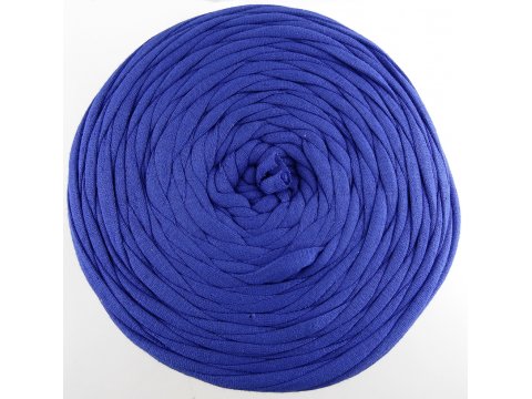 Spaghetti cotton SZAFIR NIEBIESKI JASNY cena za 1 sztukę około 120m włóczka z recyklingu t-shirt nici bawełna s