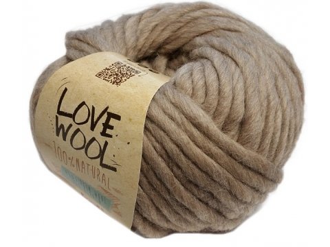 LOVE WOOL 119 BEŻ włóczka KATIA 100g 50m wełna 100% czesankowa beżowa alpaka sklep z włóczkami Kati