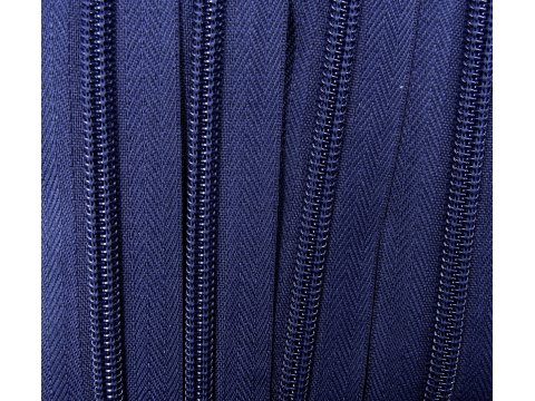 Taśma suwakowa 5mm GRANATOWA gruba żyłka spirala HURT najniższa za 100m do kurtek plecaków duży wybór kolorów