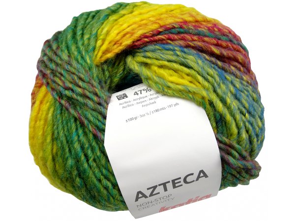 AZTECA 7884 MIX TĘCZA ZIELENIE włóczka mix wełny KATIA 100g 270m mix wełny nowe kolory sklep GOLD