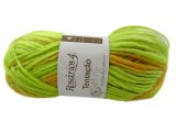 TENTACAO TWEED 29 MIX LIMONKA ORANGE marki Rosarios4 100g 130m 100% wełna cieniowana grubość nitki