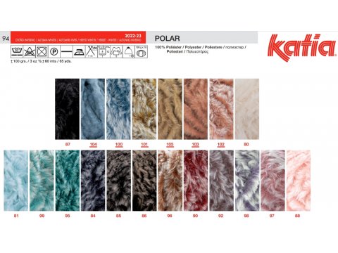 POLAR 88 PASTEL RÓŻ włóczka KATIA 100g 60m jak futerko futro szenila sierść królika sklep z wełną GOLD-POL