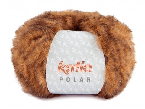 POLAR 103 CAMEL CZARNY włóczka KATIA 100g 60m jak futerko futro szenila sierść królika sklep z wełną GOLD-POL