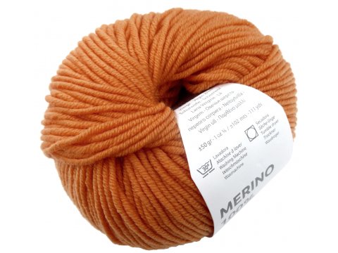 MERINO 100% 93 ORANGE włóczka Katia 50g 102m 100% wełna merynos sklep z włóczkami wełnianymi dla dzieci nie gr