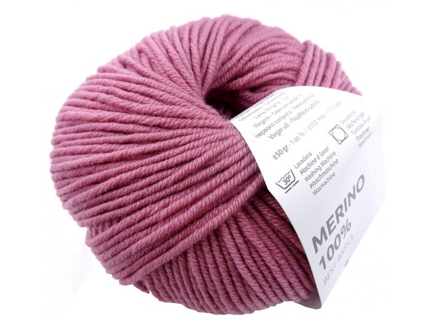 MERINO 100% 37 RÓŻ INDYJSKI włóczka Katia 50g 102m 100% wełna merynos sklep z włóczkami dla dzieci Warszawa
