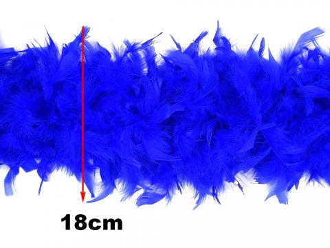 Szal boa wzór SAMBA by GOLD-POL CZARNY pióra naturalne 1szt/1,8m szale z piór oryginalne 18cm hurtownia warszawa