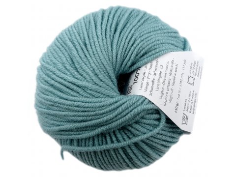 MERINO 100% 75 AQUA SPŁOWIAŁY włóczka Katia 50g 102m 100% wełna merynos sklep z włóczkami wełnianymi