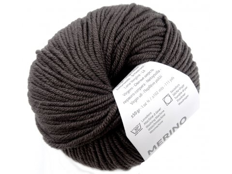 MERINO 100% 502 BRĄZ GORZKA CZEKOLADA włóczka Katia 50g 102m 100% wełna merynos sklep hurtownia z włóczkami Warszawa