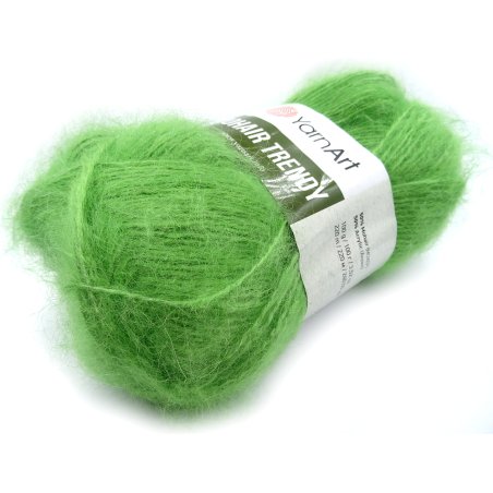 MOHAIR TRENDY 137 ZIELONY KIWI włóczka YarnArt 100g 220m sklep internetowy goldpol