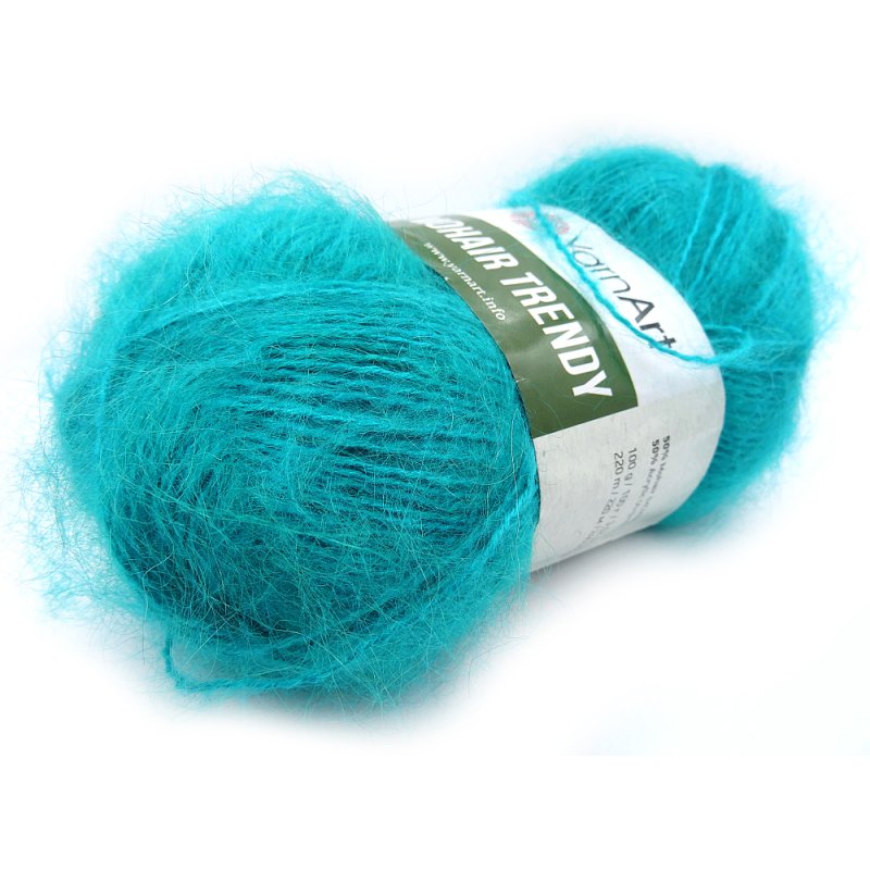 MOHAIR TRENDY 106 MORSKI włóczka YarnArt 100g 220m sklep internetowy goldpol