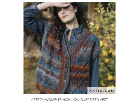 AZTECA 7801 MIX CZARNY SZARY włóczka mix wełny KATIA 100g 270m włóczka na sezon jesienno-zimowy hurtownia z włóczkami Warszawa