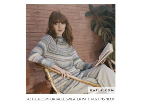 AZTECA 7801 MIX CZARNY SZARY włóczka mix wełny KATIA 100g 270m włóczka na sezon jesienno-zimowy hurtownia z włóczkami Warszawa