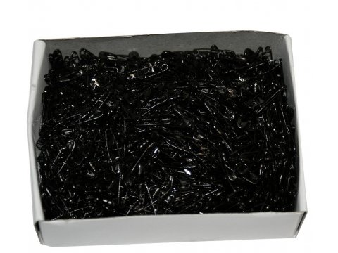 Agrafki 18mm do numerów startowych CZARNE 1728szt agrafka luzem krawieckie metalowe najlepsza cena importer Warszawa