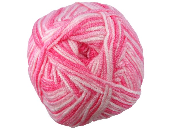 Baby Karizma 131 MIX PINK włóczka Etrofil 100g 260m włóczki ombre cieniowane anti-pilling dla dzieci nie mechaci się