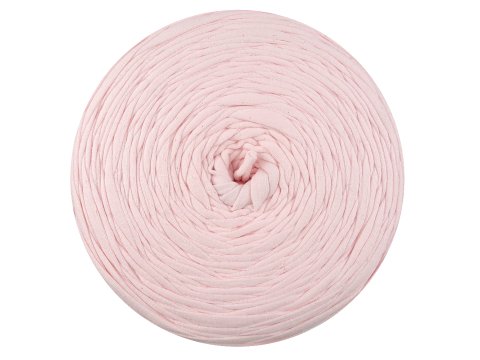 Spaghetti cotton RÓŻ NAJJAŚNIEJSZY PASTELOWY cena za 1 sztukę około 120m włóczka z recyklingu t-shirt nici bawełna s