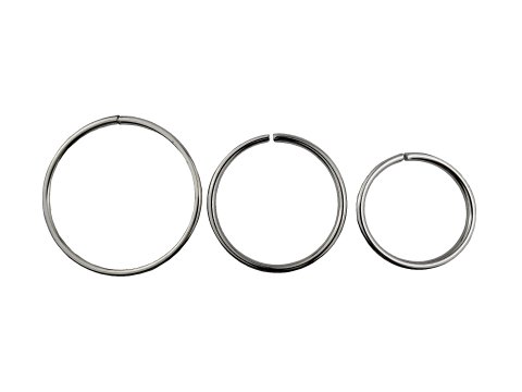 Kółko 60mm 1szt STALOWE do torebki torby kółka metalowe kaletnicze nieotwierane sklep GOLD-POL importer metalówki