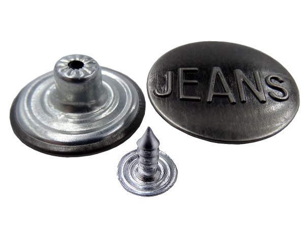 20mm guziki do jeansu 1 sztuka kolor JEANS -6- cena detaliczna guziki do spodni dzinsowych guzik do jeansów