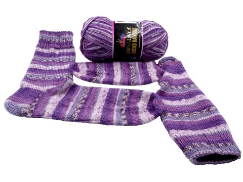 SOCKS BAMBOO 120-03 MIX RÓŻ Himalaya 100g 420m cieniowane ombre włóczka skarpetkowa na ciepłe skarpety