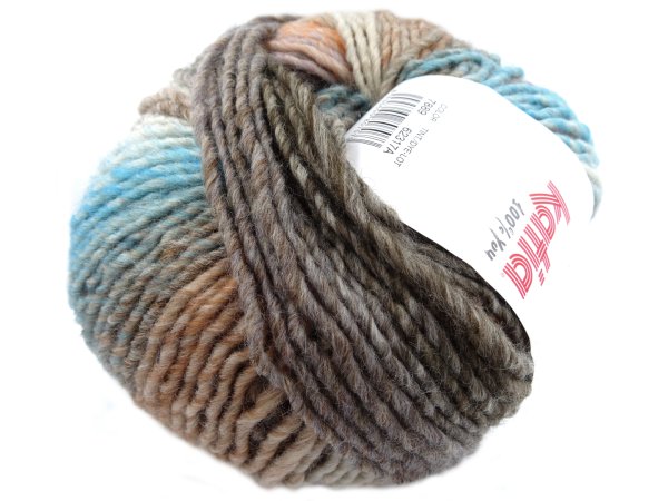 AZTECA 7889 MIX OLD AQUA ŁOSOŚ BEŻ włóczka mix wełny KATIA 100g 270m włóczka ombre sklep z włóczkami Warszawa NA ZAMÓWIENIE