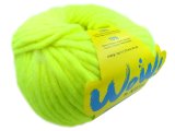 WoW Chunky 72 NEON YELLOW włóczka KATIA 100g 75m sklep z włóczkami melanżowa wełna czesankowa z alpacą mix wełny