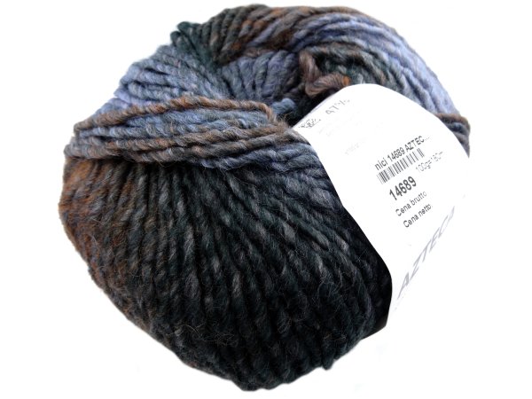 AZTECA 7885 MIX SZARY/BŁĘKIT/RDZAWY/BUTELKA włóczka mix wełny KATIA 100g 270m wielokolorowa sklep z włóczkami NA ZAMÓWIENIE