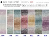 CASHMINA COTTON 104 MIX ŁOSOŚ ZIELONY  50g 110m KATIA miękka puszysta mieszanka wełny merino kaszmiru i bawełny LIMITED EDITION