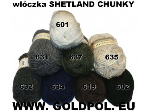 SHETLAND CHUNKY włóczka 604 BEŻ ZIMNY marki Yarn Art 100g 150m tradycyjna na swetry dostępna tylko w Gold-Pol Warszawa