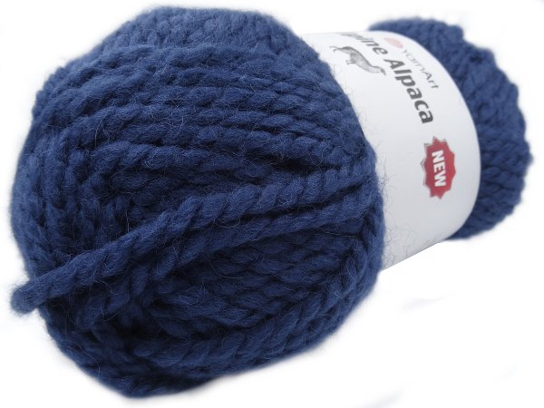 ALPINE ALPACA NEW 1437 GRANATOWY włóczka YarnArt 150g 120m gruba 10mm na swetry sklep z włóczkami Gold-Pol Warszawa