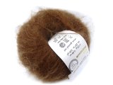 NEW SUPER KID MOHAIR włóczka Gazzal 01 JAŚNIEJSZA CZEKOLADA cena za 25g 237m moher na szale estońskie