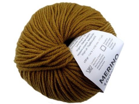 MERINO 100% 91 MIODOWY włóczka Katia 50g 102m 100% wełna merynos sklep z włóczkami wełnianymi