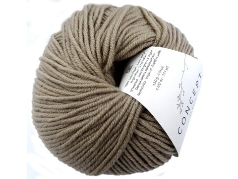 MERINO 100% 501 BEŻOWY ZGASZONY włóczka Katia 50g 102m 100% wełna merynos sklep z włóczkami wełnianymi Warszawa