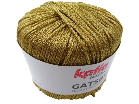 GATSBY włóczka glamour 20 ZŁOTY 50g 118m mix wiskozy fantazyjna na chusty bluzeczki sylwester sklep z włóczkami gold-pol