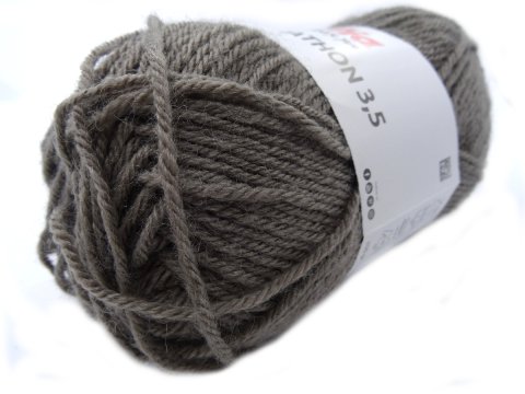 MARATHON 3,5 włóczka 6  BRĄZ SPŁOWIAŁY 50g 125m KATIA na żakardy delikatna dla dzieci włóczki na sweterki nie gryzie OUTLET