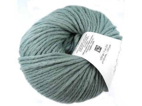 PURE ORGANIC WOOL 64 MINT SPŁOWIAŁY WPADA LEKKO W NIEBIESKI  włóczka KATIA 50g 110m wełna 100% chlorine free